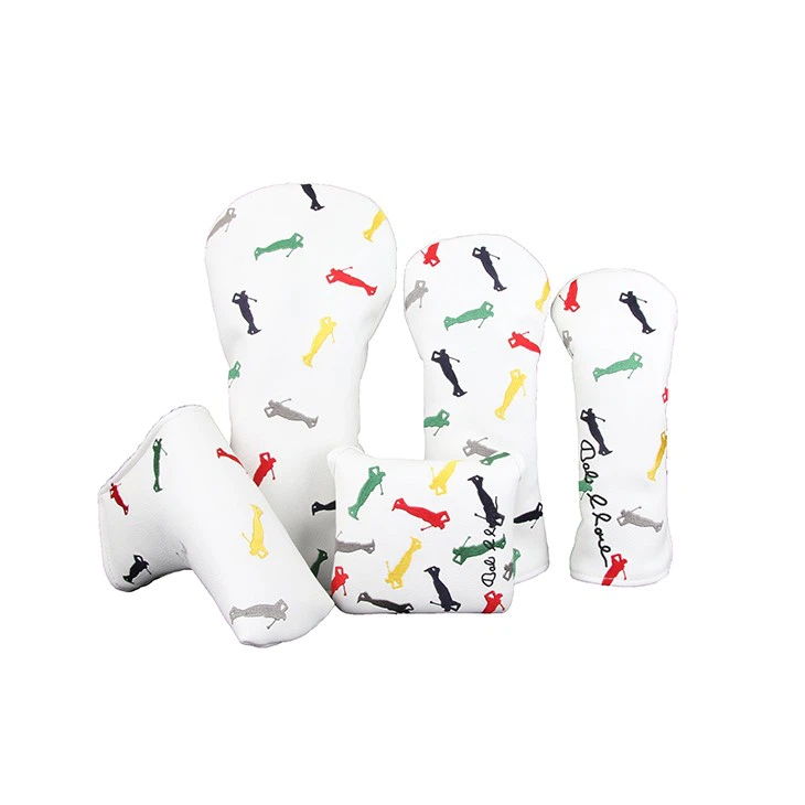 white golf headcover